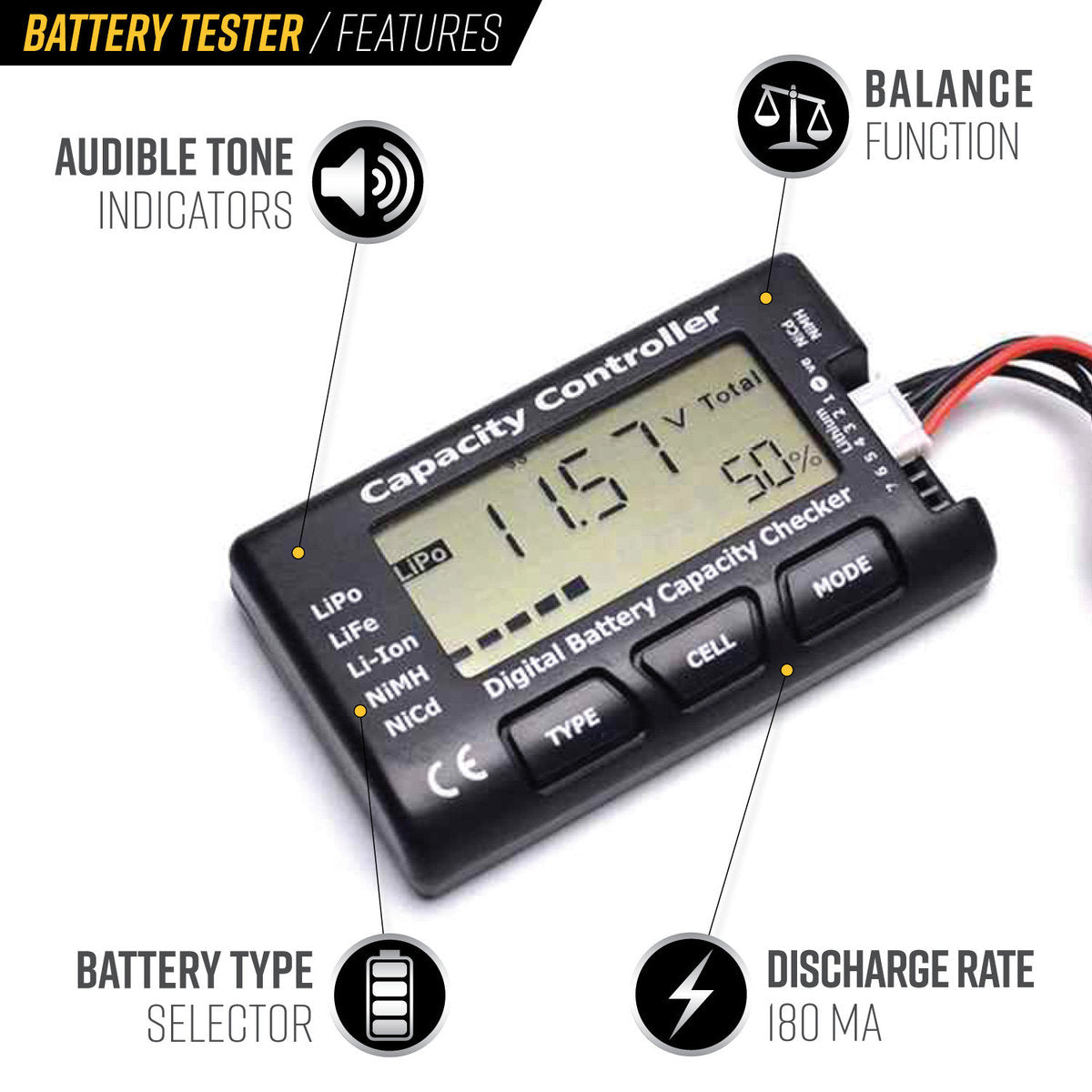 Valken Battery Tester and Power Analyzer