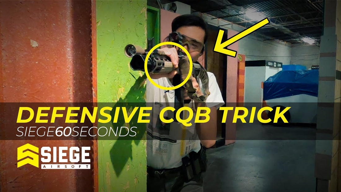 Easy Defensive CQB Trick: Keeping your Gun Up!