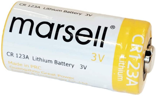 Marsell CR123A (non-rechargeable) Lithium Battery - 3V